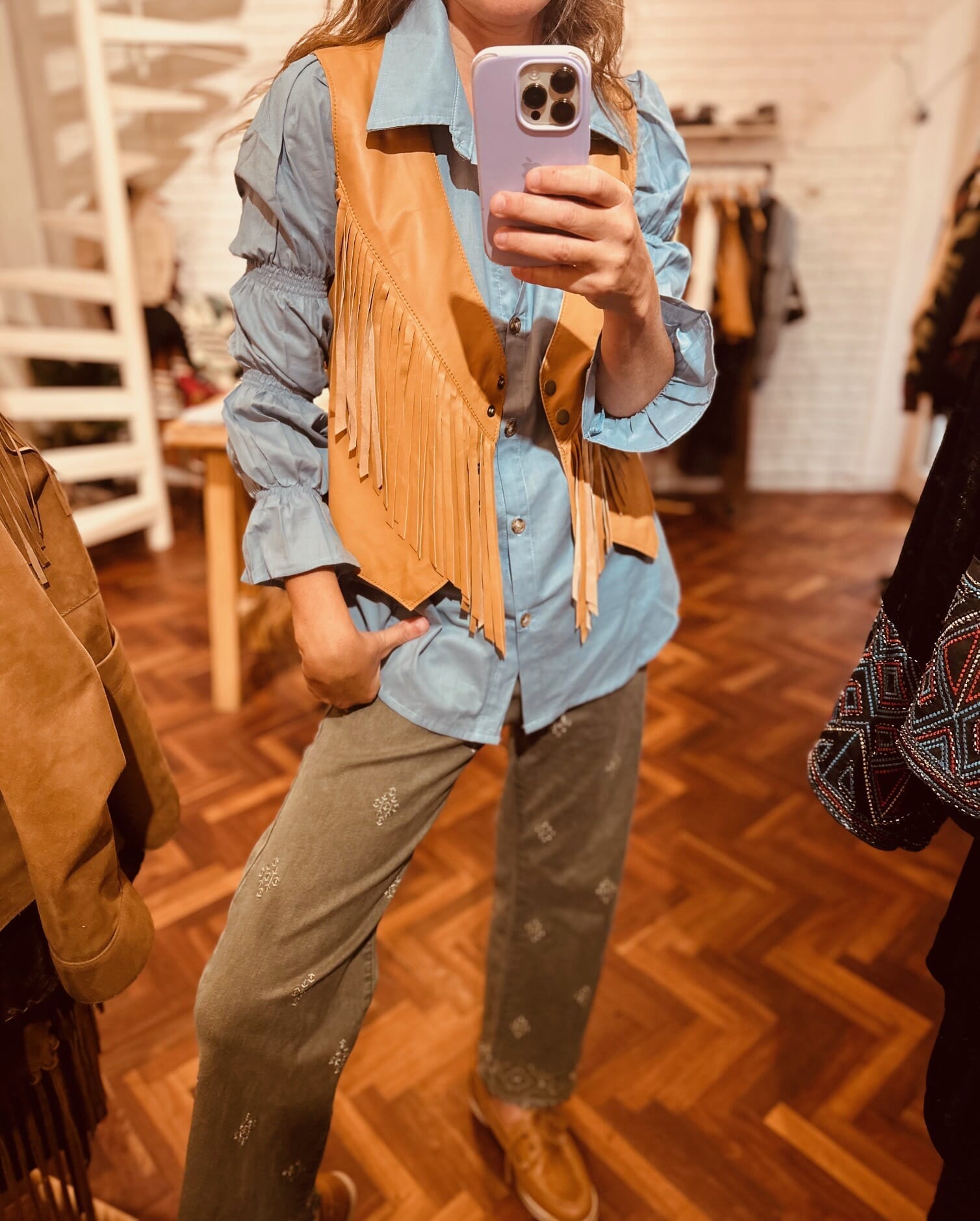 Leather Country Vest