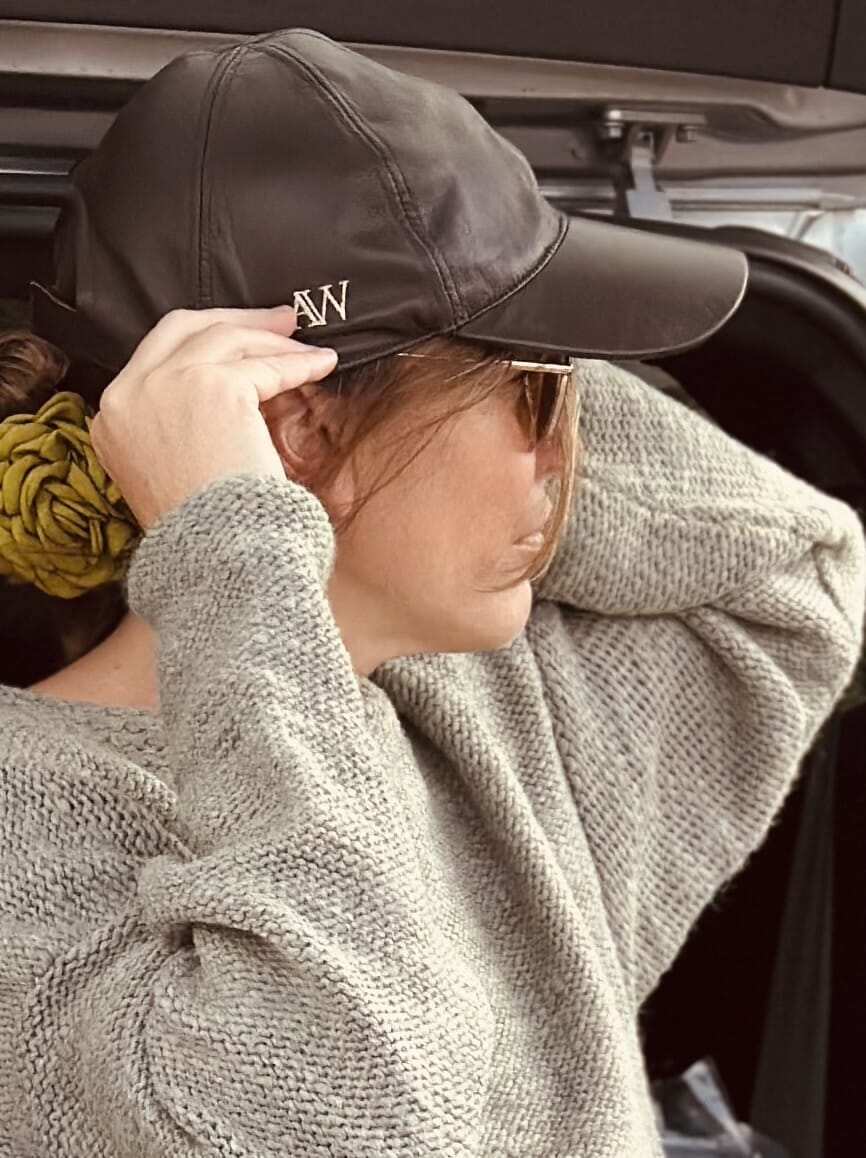 AW Leather cap