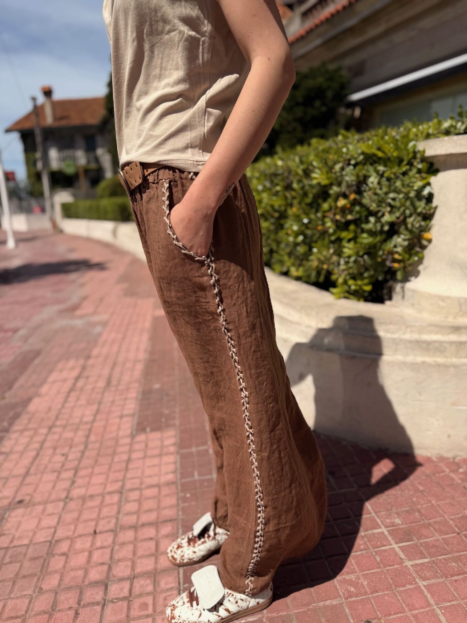 Pantalon Relax 100% Linen