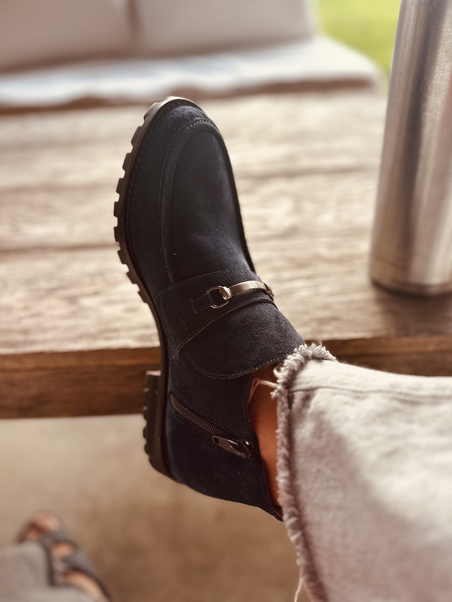 Gamuza Boots Navy
