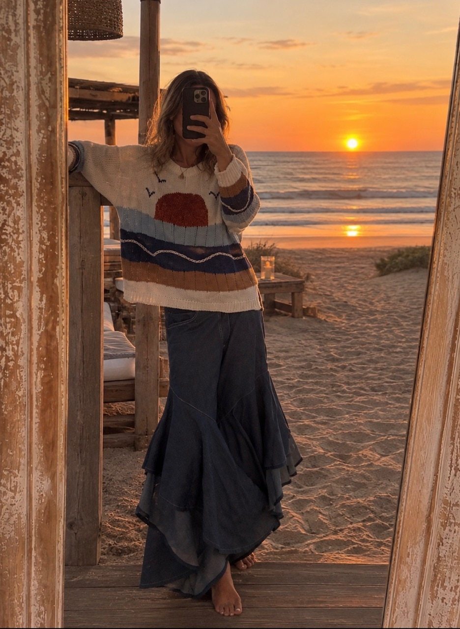 Buzo tejido Sunset