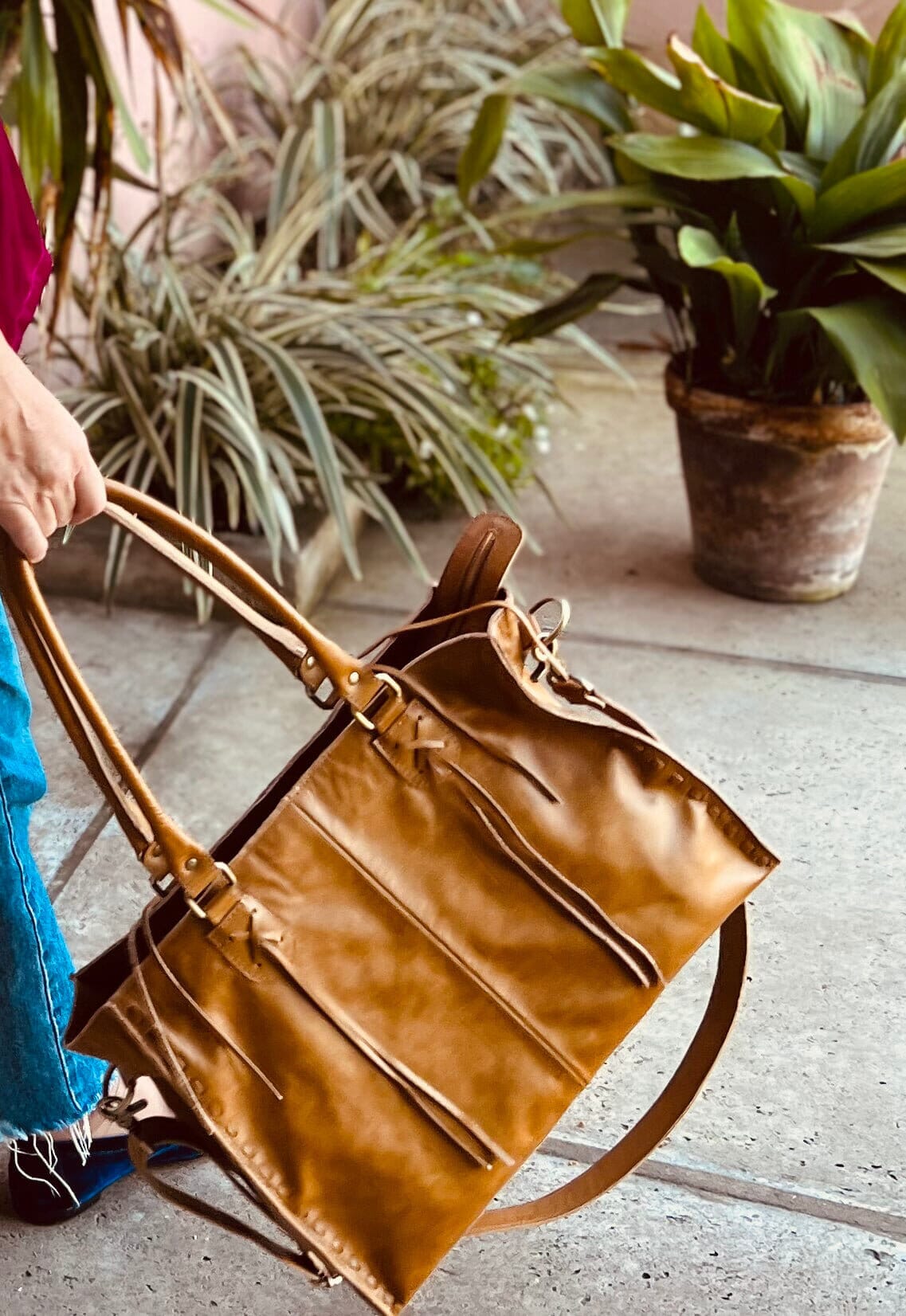 Leather City Bag