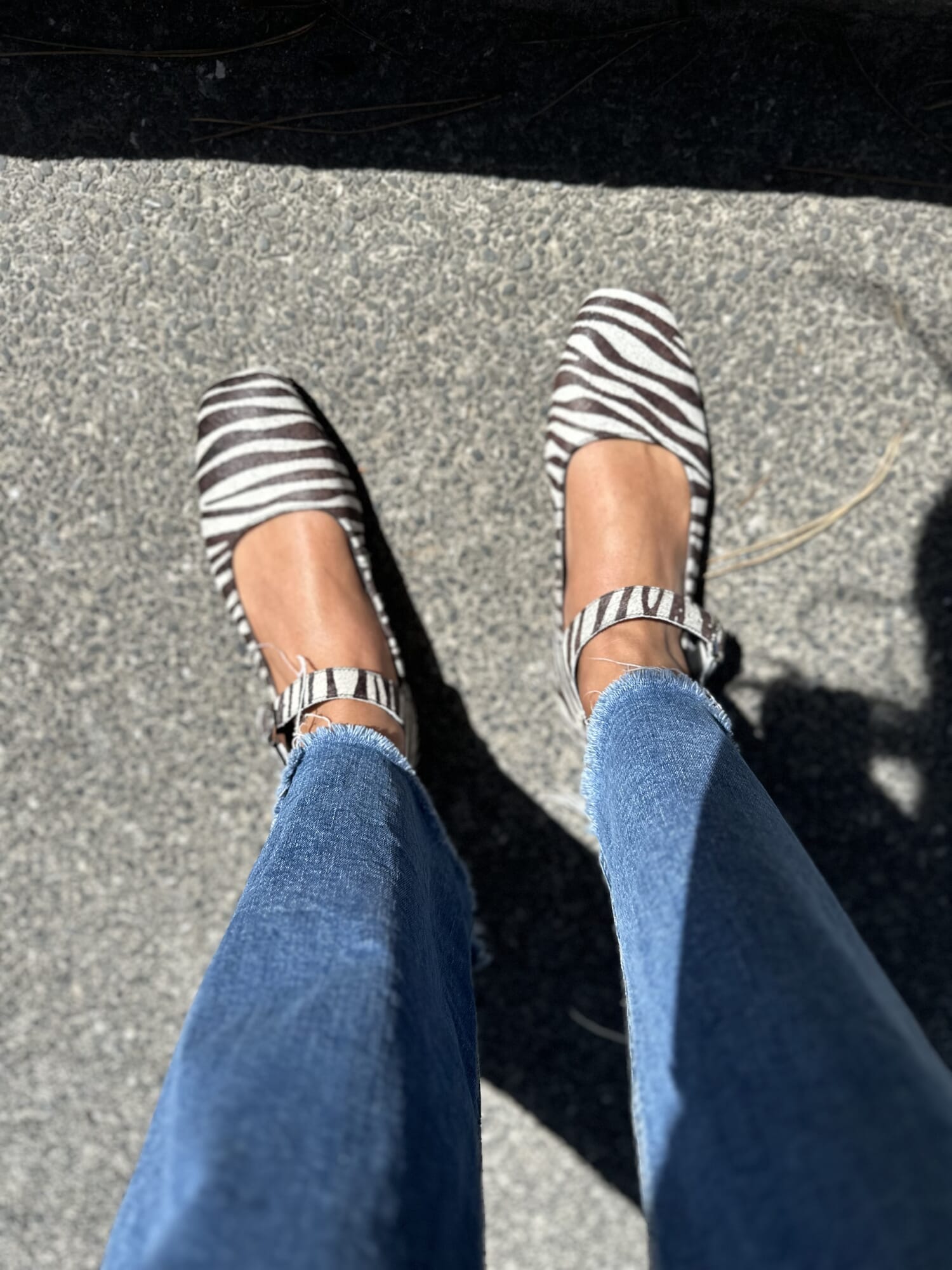 Mary Jane  Zebra print