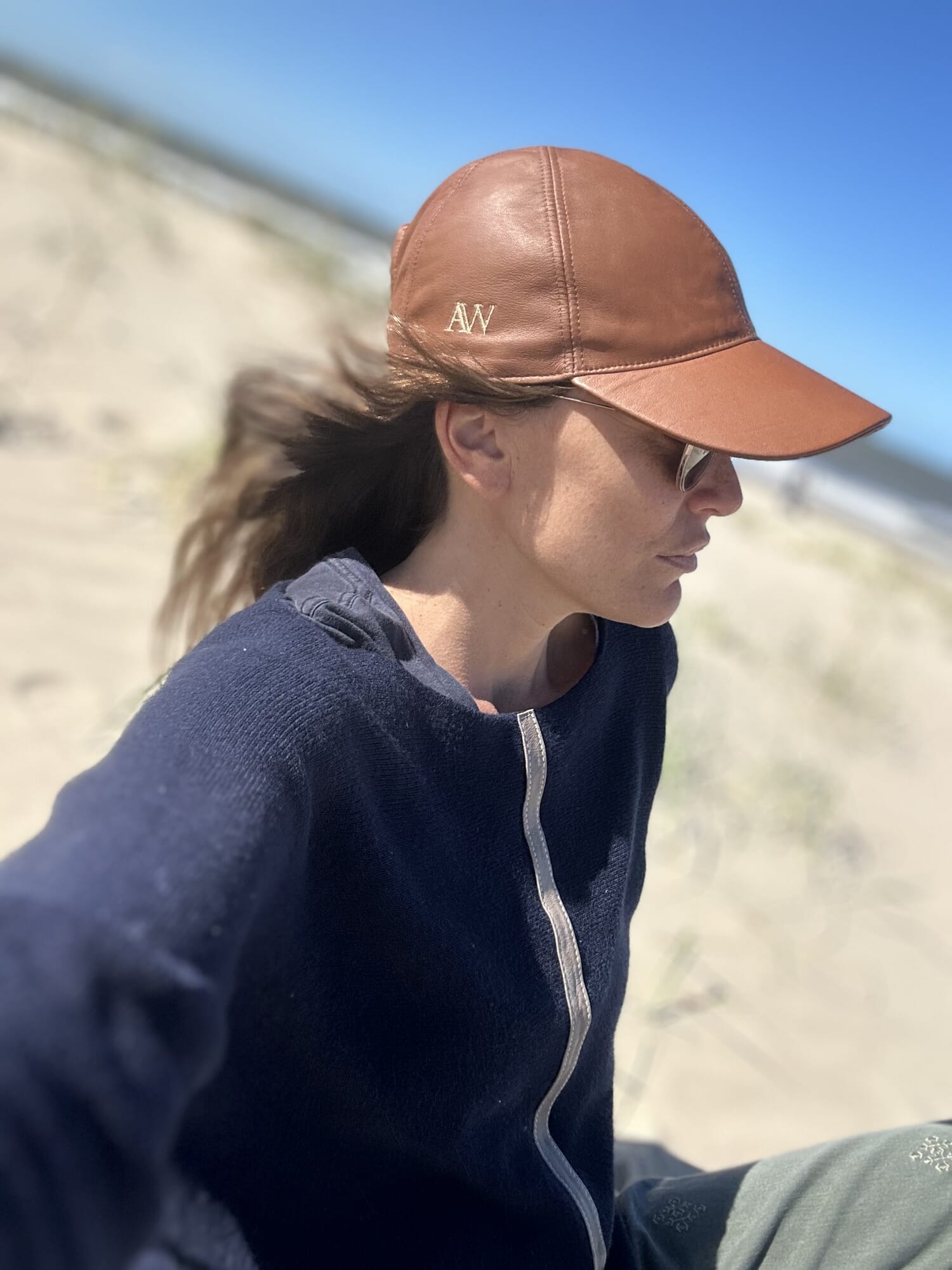 AW Leather cap