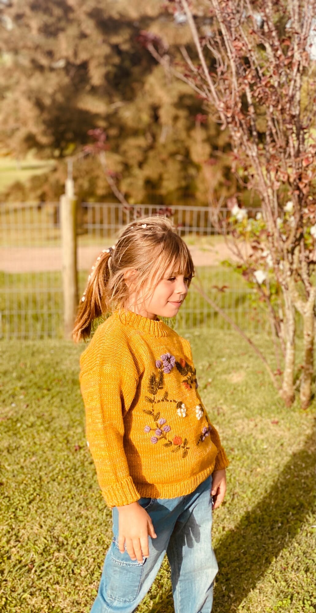 Crown Sweater - Mostaza