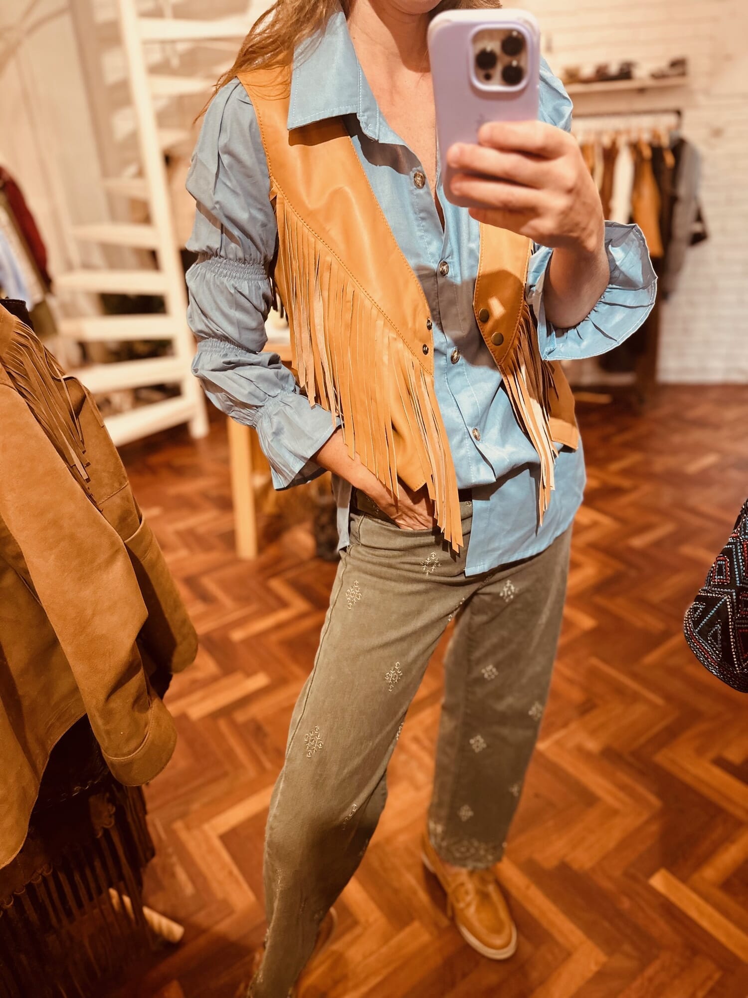 Leather Country Vest