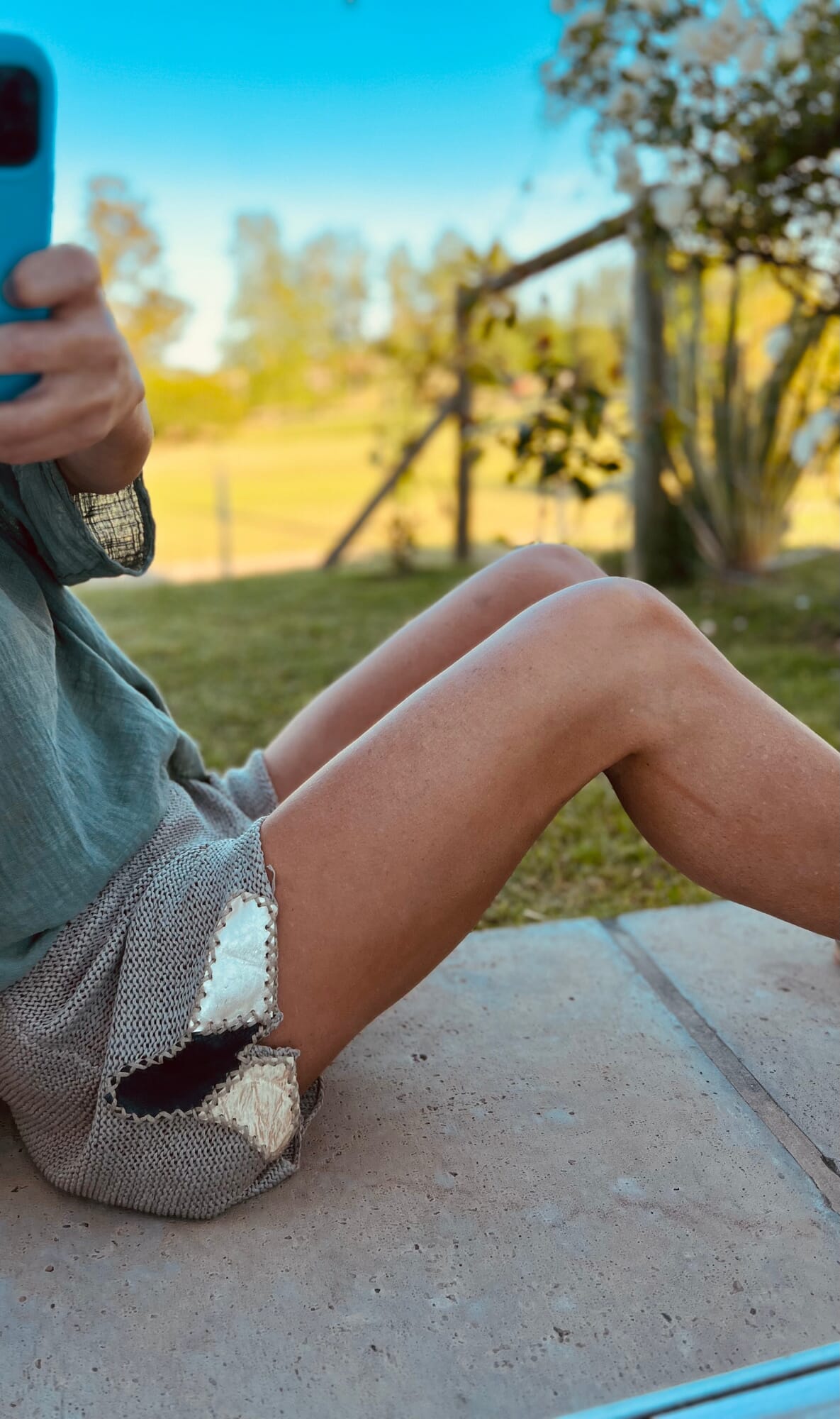 Metallic shorts