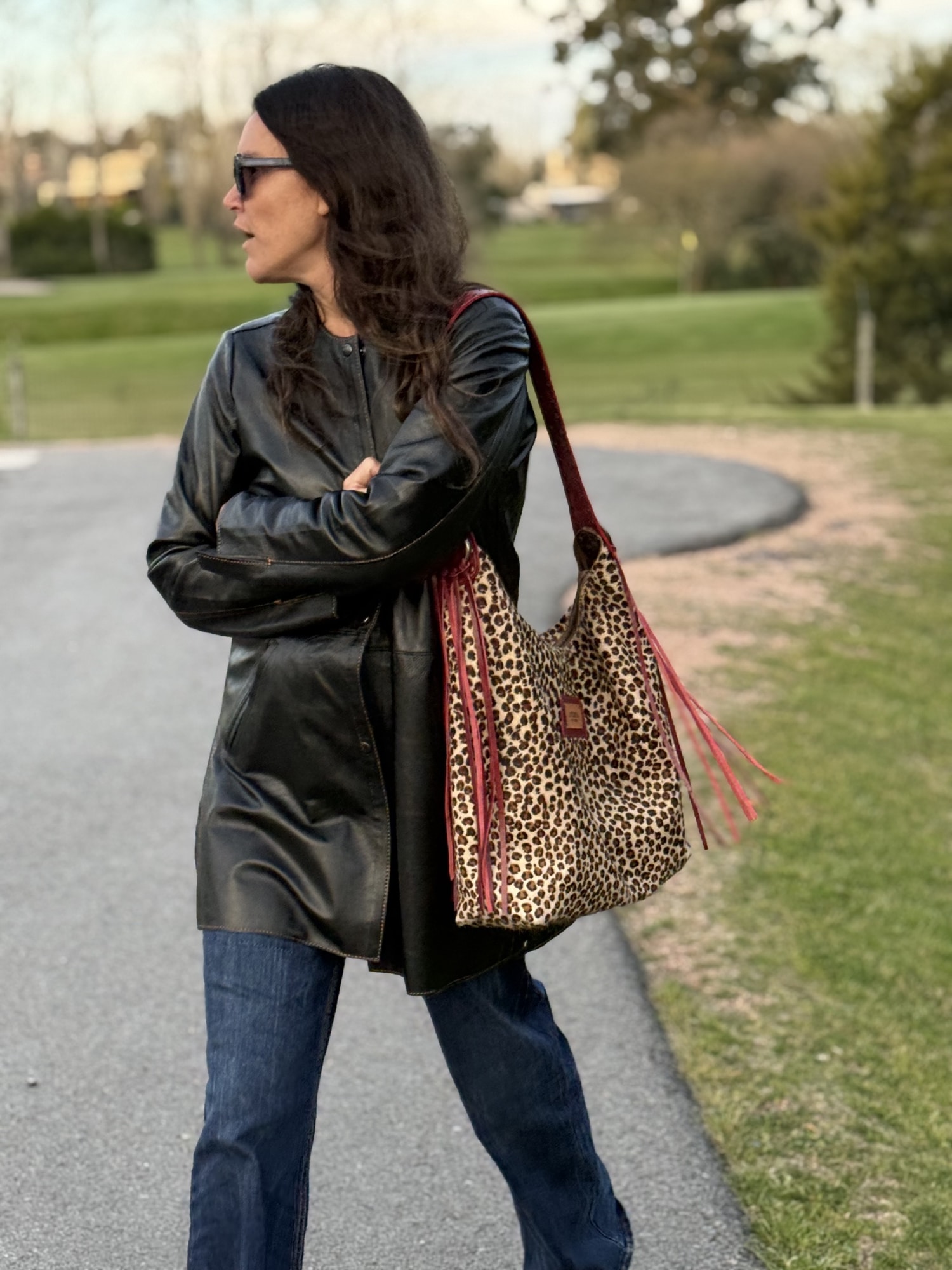 Cartera Rock leather bag