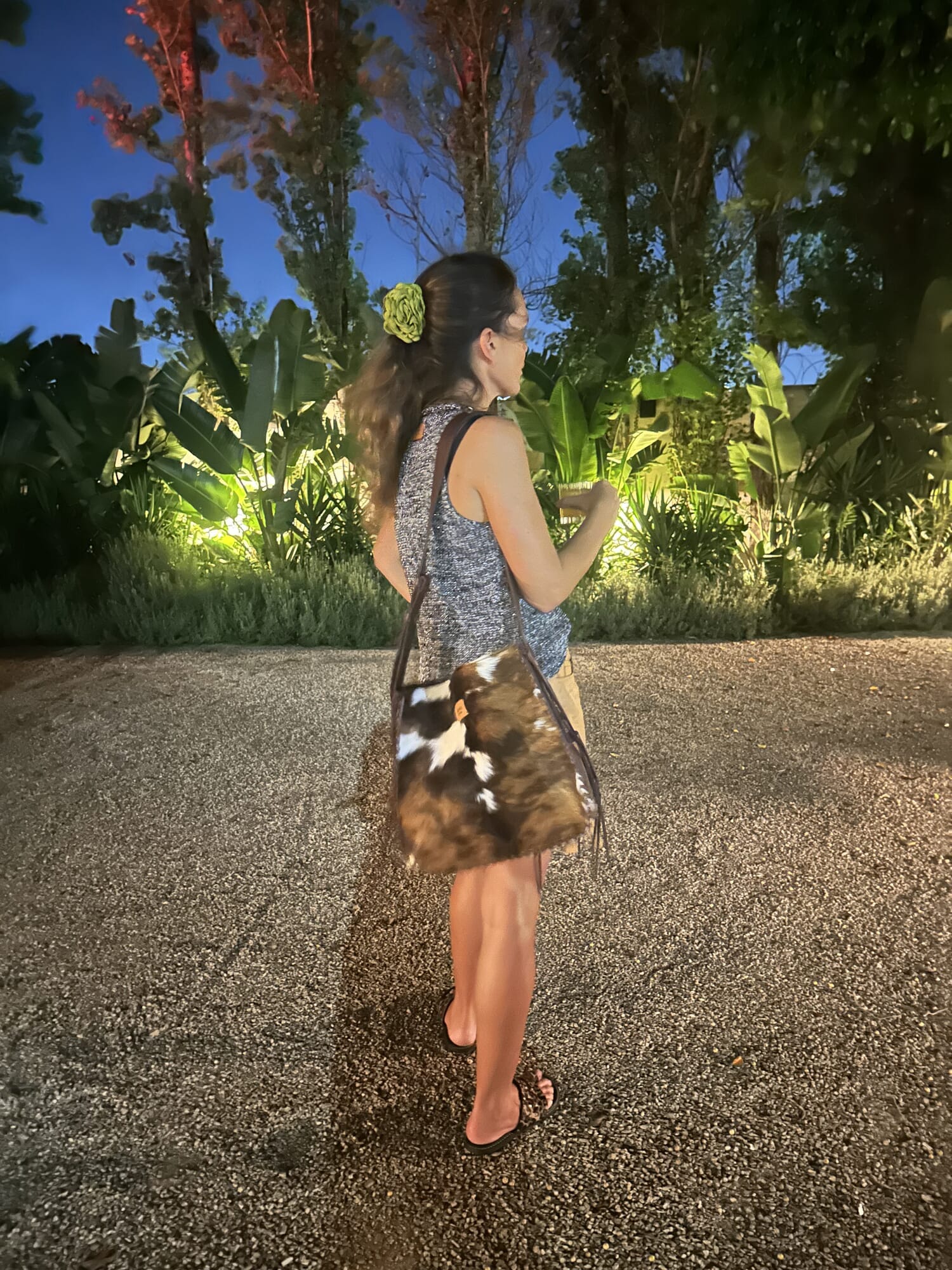 Cow print Maxi Bag