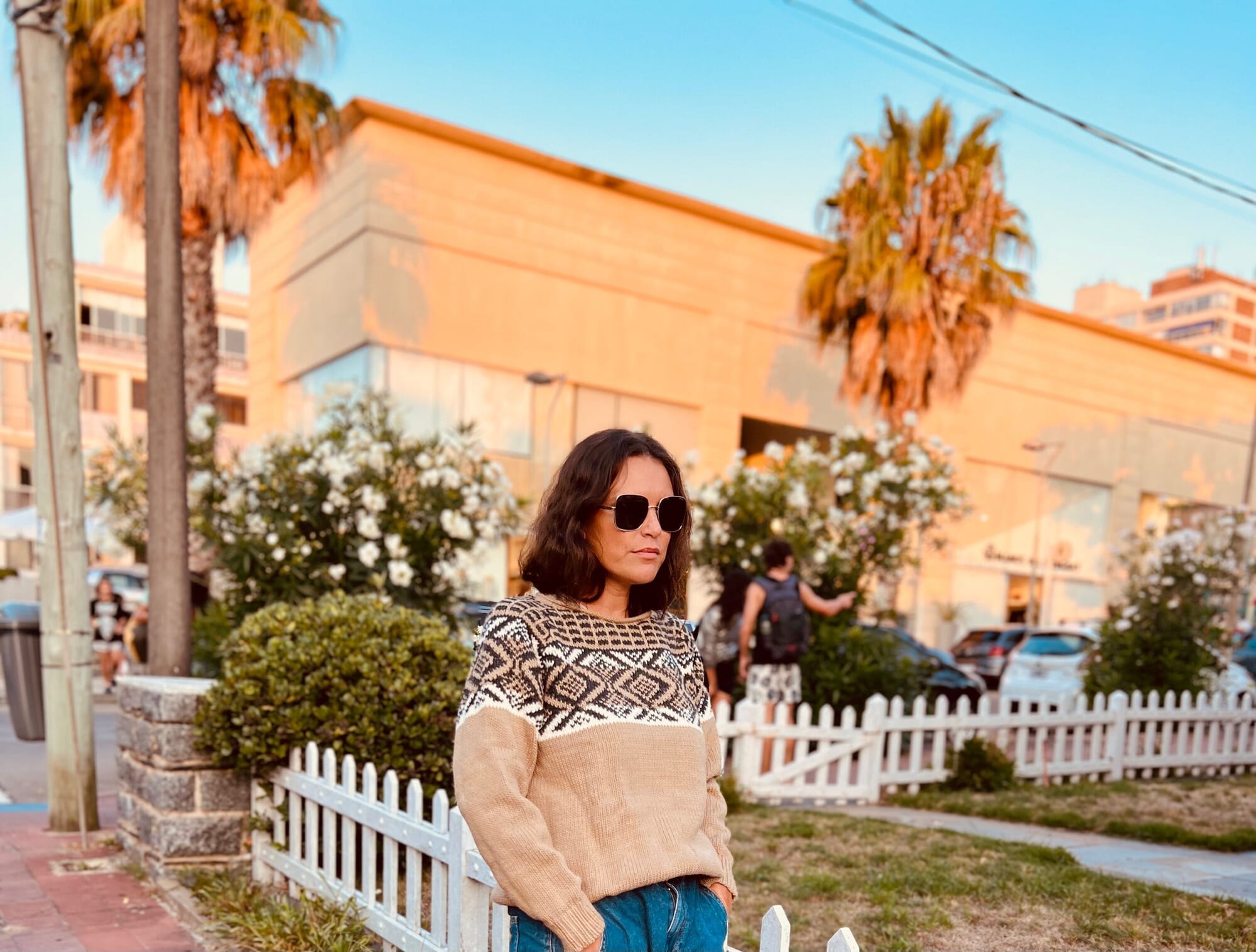 Barra sweater - Tostado