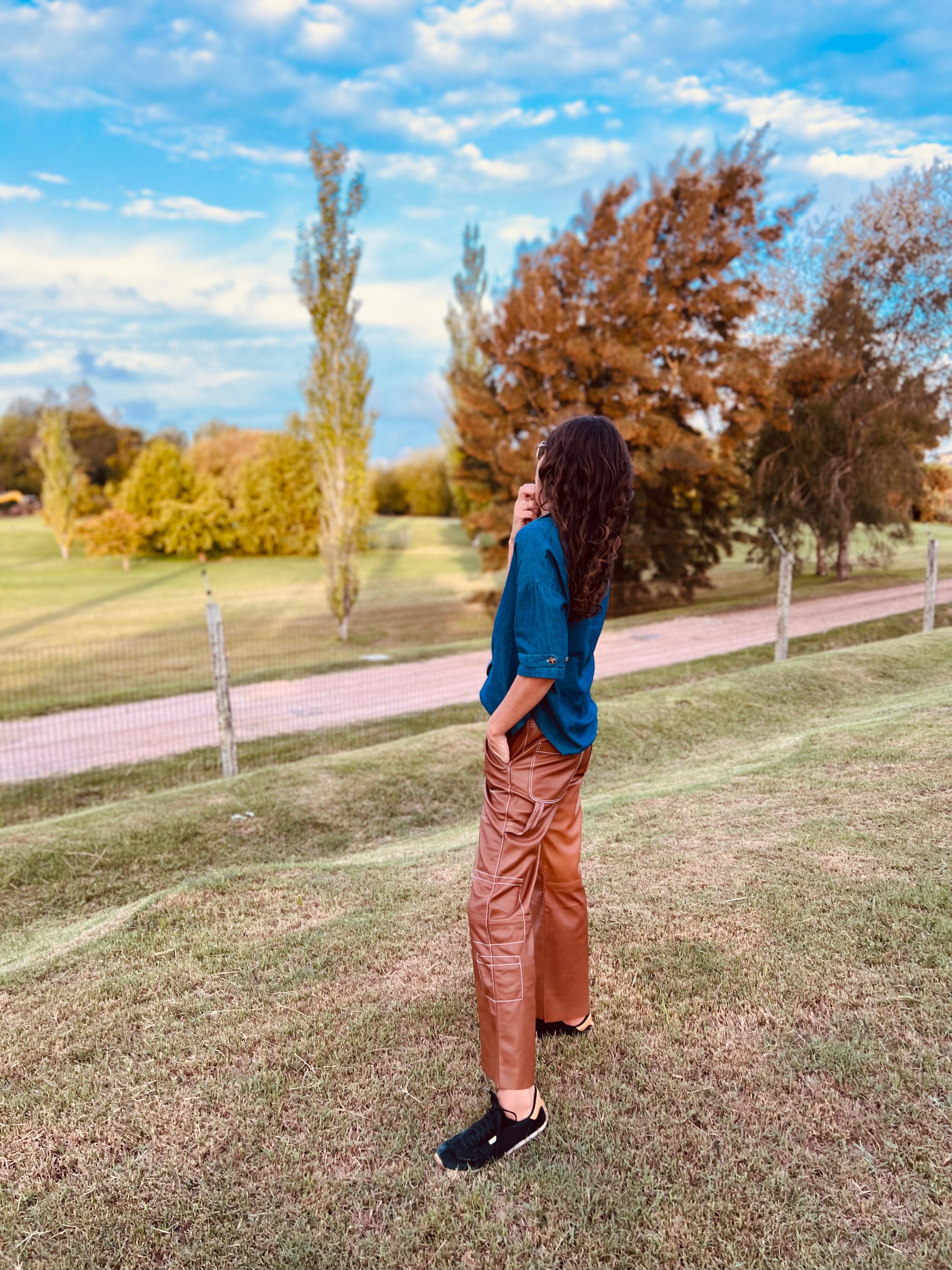 Leather Cargo pant - Suela