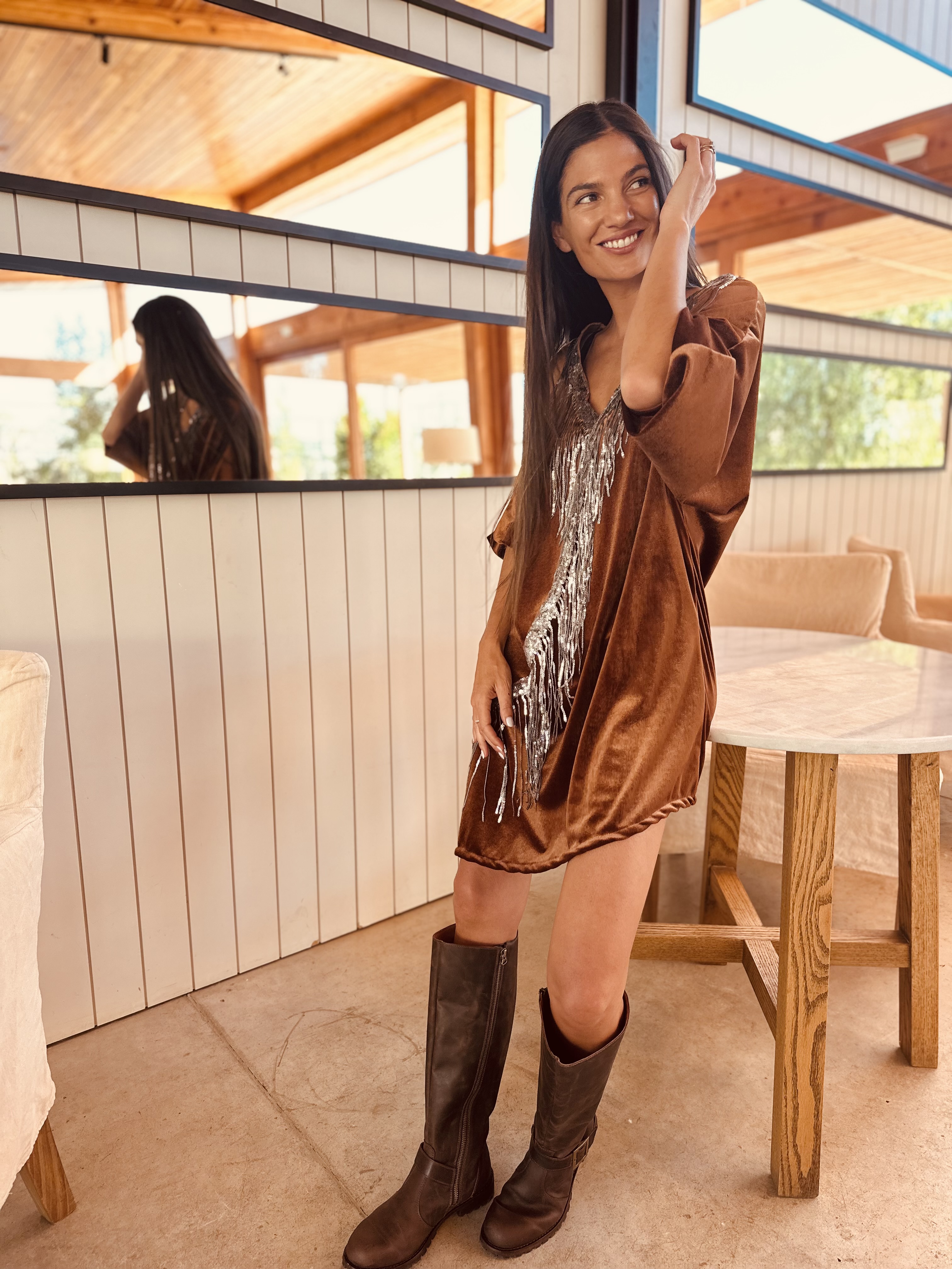 Vestido Velvet night