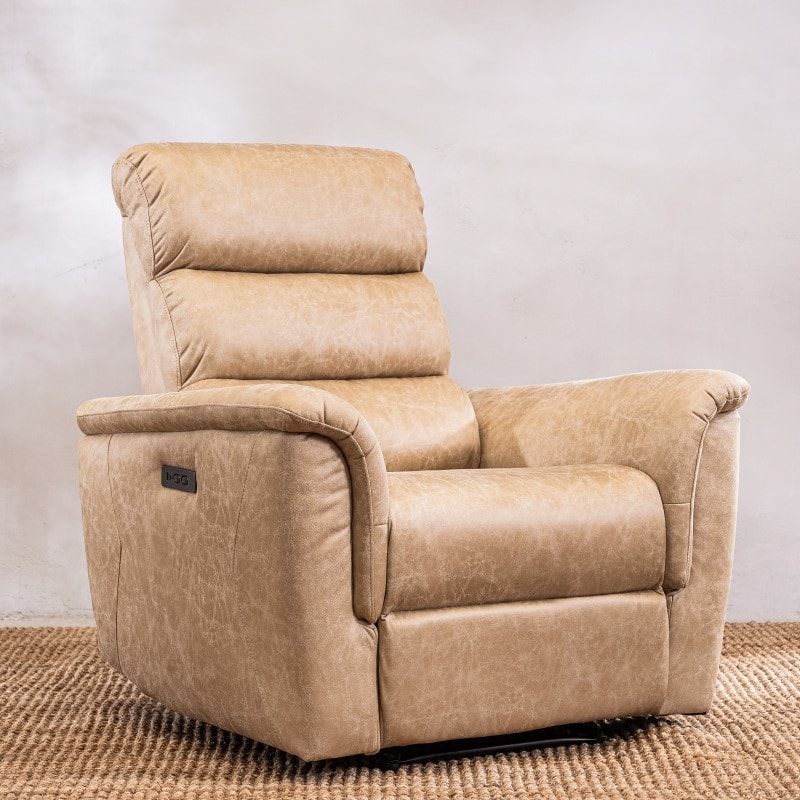 Sillón Reclinable Benson 1 cuerpo Beige