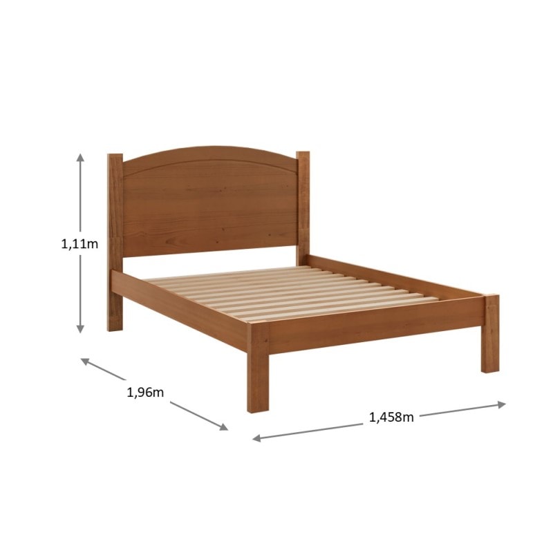 Cama de 2 plazas Linea Bronce