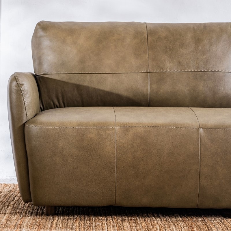 Sillón Cuero Teruel 3 cuerpos Silvestre