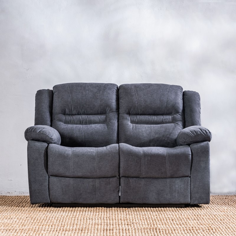 Sillón reclinable Renno 2 cuerpos Gris