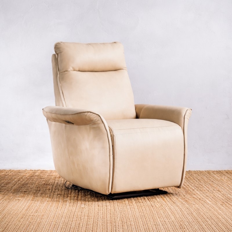 Sillón Reclinable Cuero Laguna Duna