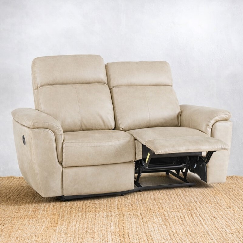 Sillón reclinable Thomas 2 cuerpos Beige