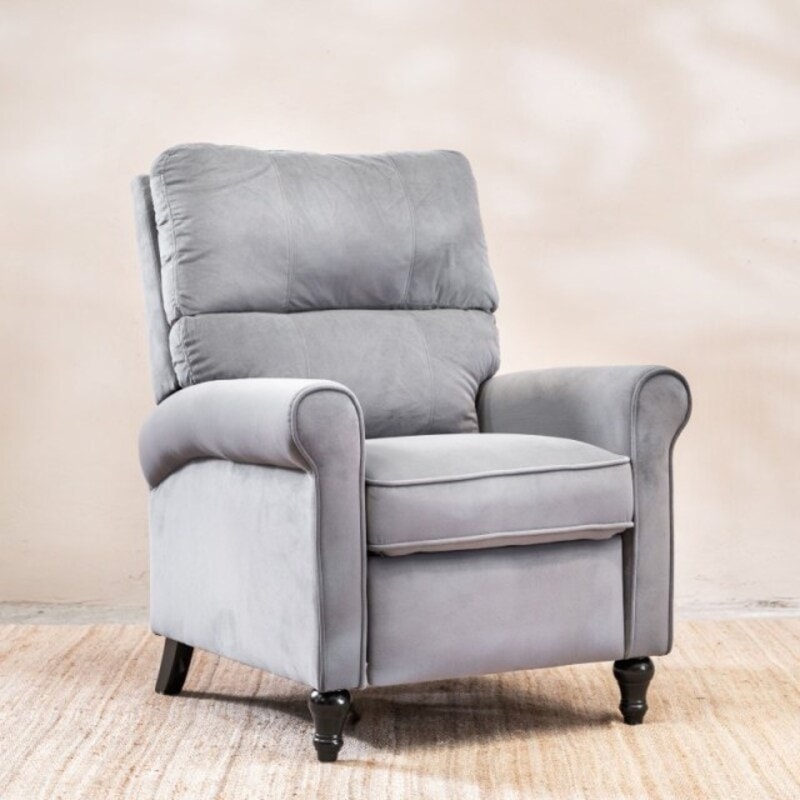 Sillon reclinable 1 cuerpo Relax Gris