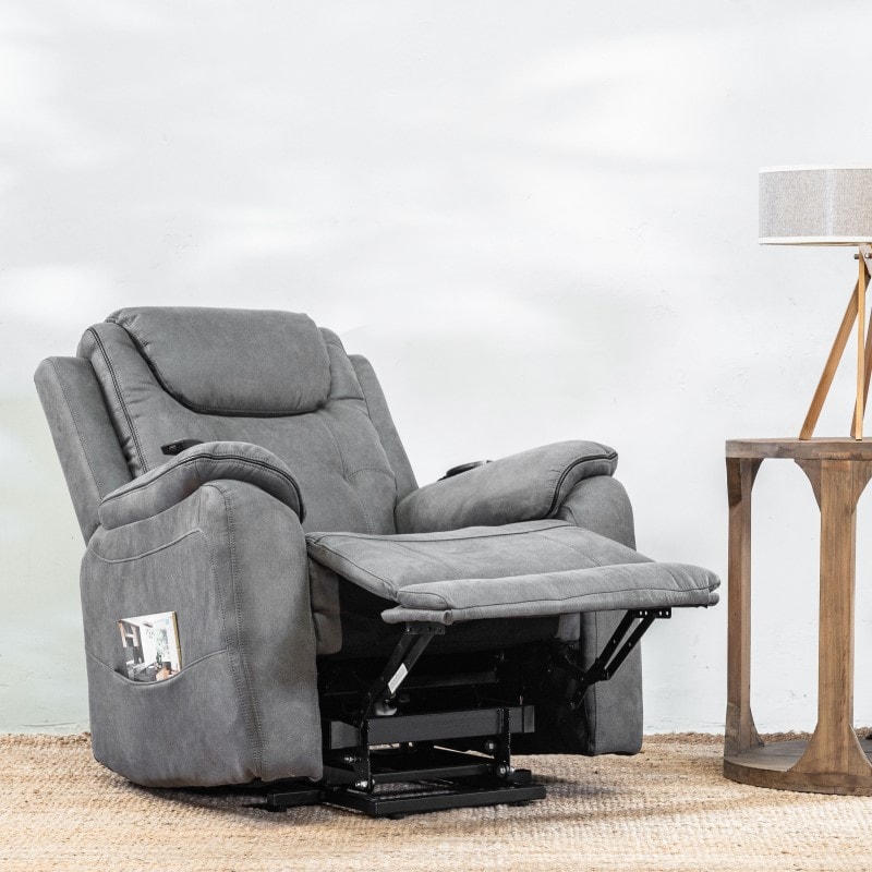 Sillón Masajeador Sally 1 cuerpo gris