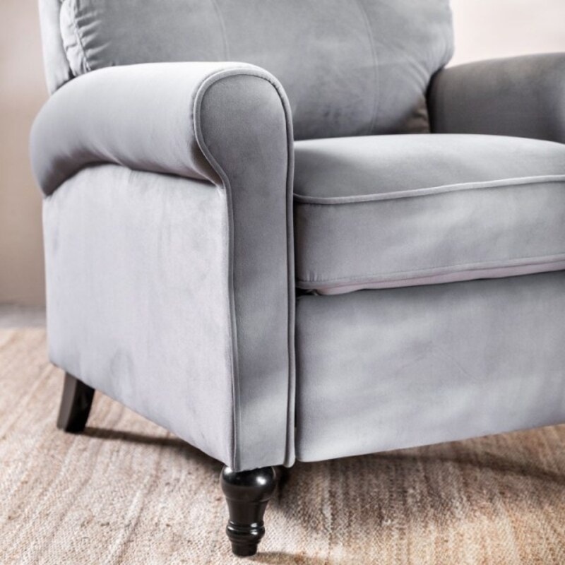 Sillon reclinable 1 cuerpo Relax Gris