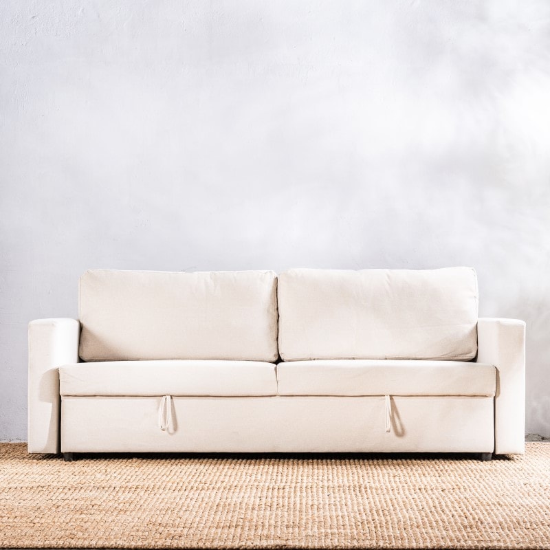 Sillón Cama Kristen 3 cuerpos Beige