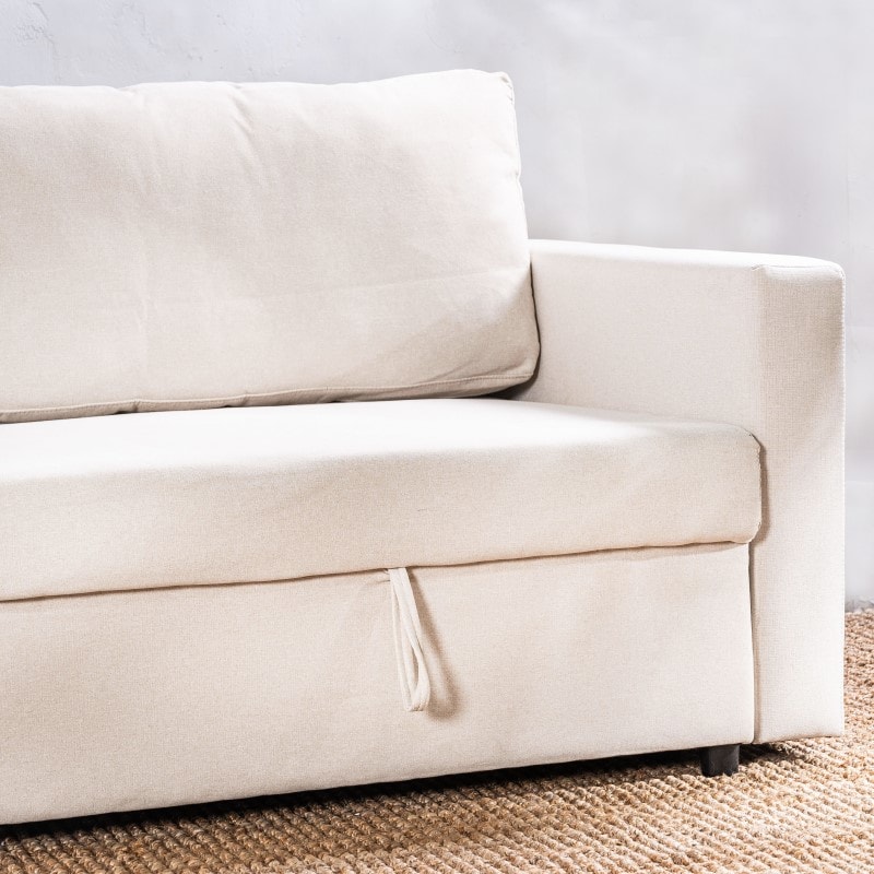 Sillón Cama Kristen 3 cuerpos Beige