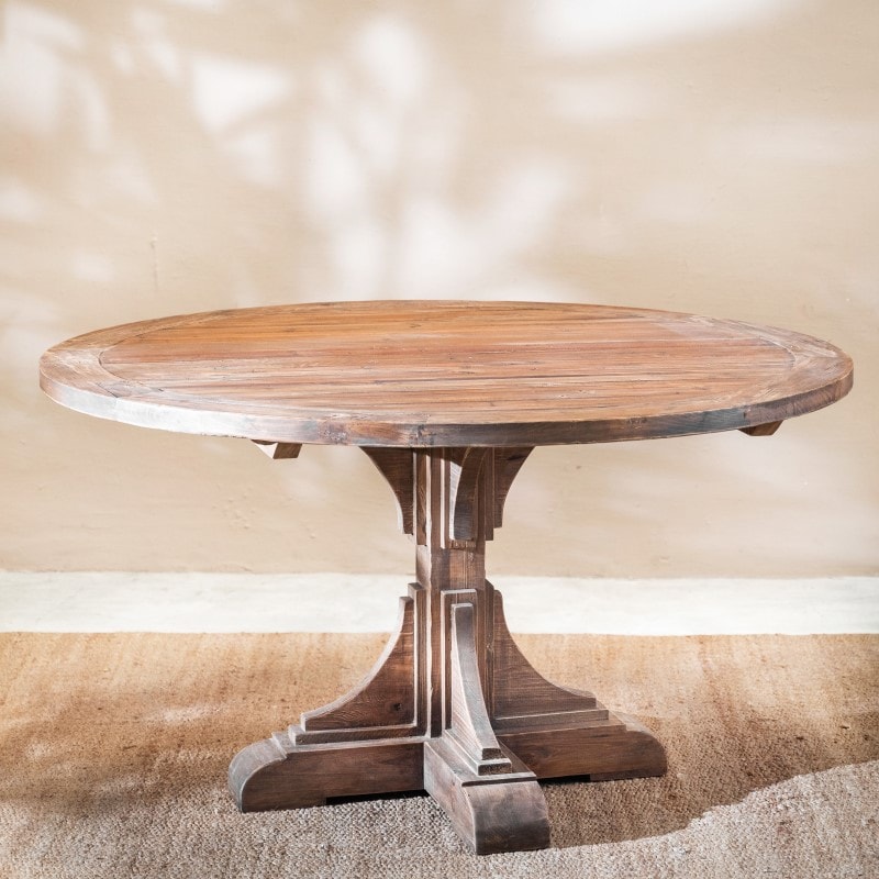 Mesa de comedor Derwent Redonda 140cm