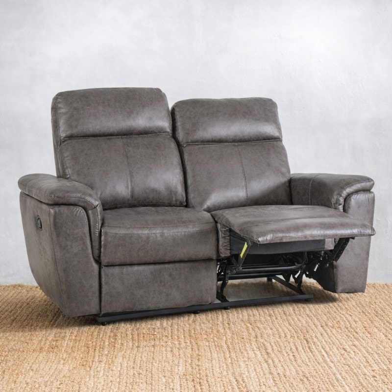 Sillón reclinable Thomas 2 cuerpos Gris