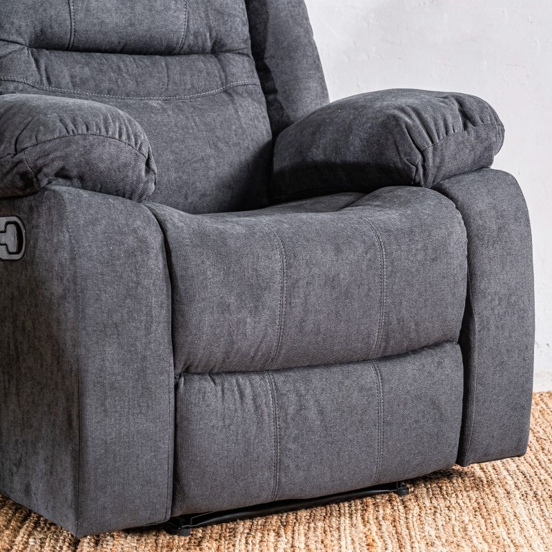 Sillón reclinable Renno 1 cuerpo Gris