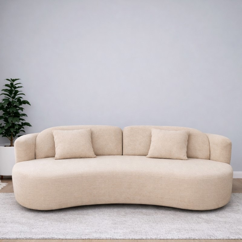 Sillón Curvo Chelsea Beige