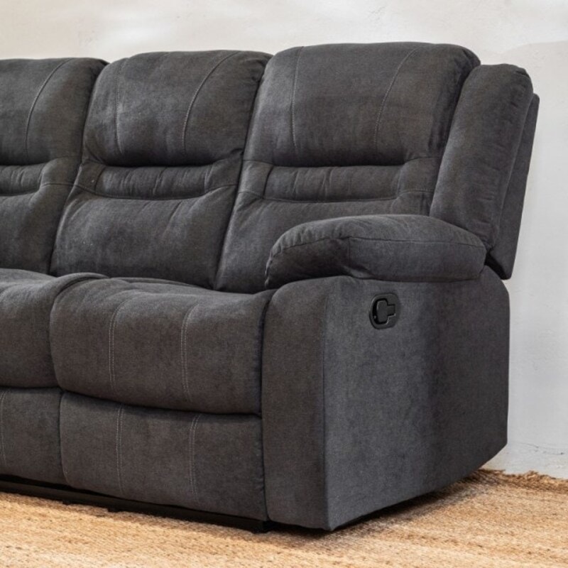 Sillón reclinable Renno 3 cuerpos Gris