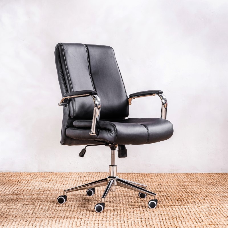 Silla de oficina Zara Negro