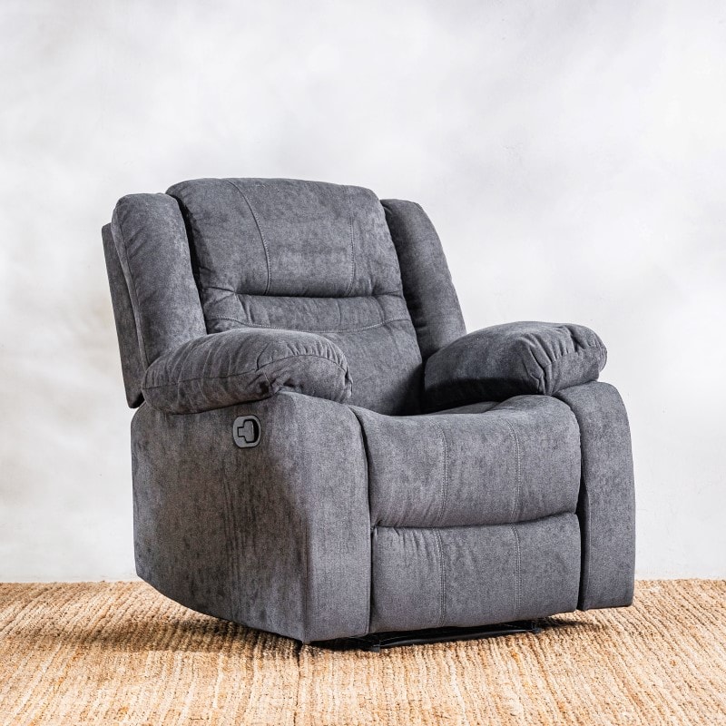 Sillón reclinable Renno 1 cuerpo Gris