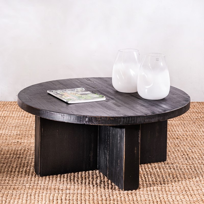 Mesa de centro Catanzaro Negra
