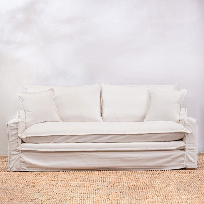 Sillón Tessa 3 cuerpos Blanco