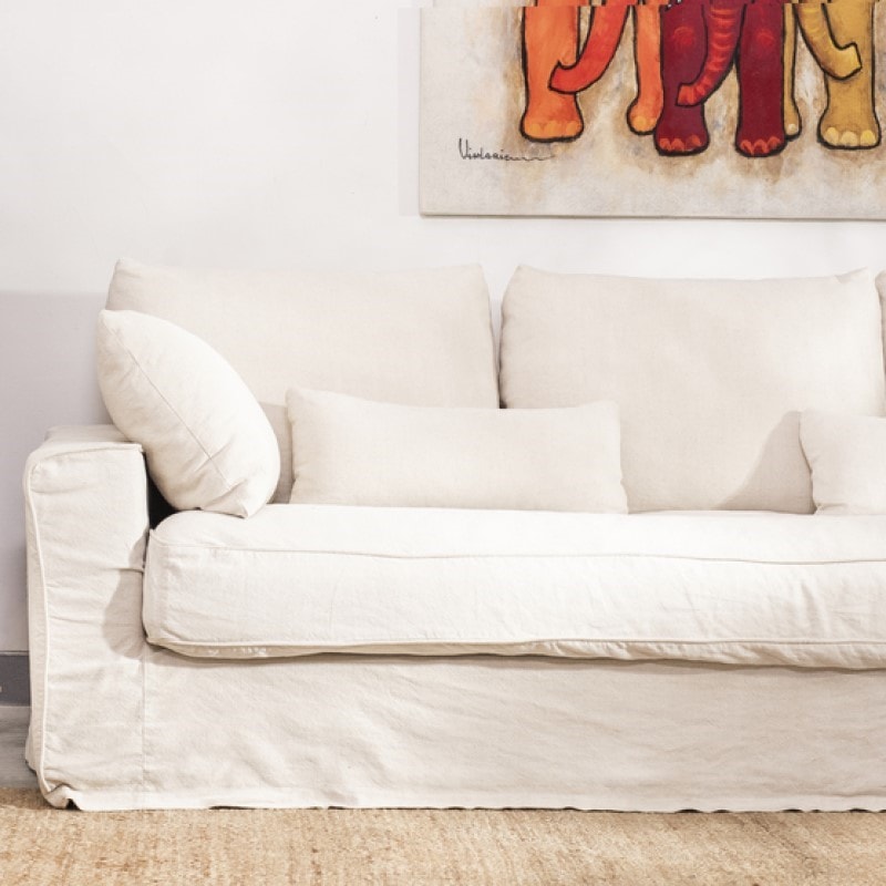 Sillón Anina 3 cuerpos Crudo