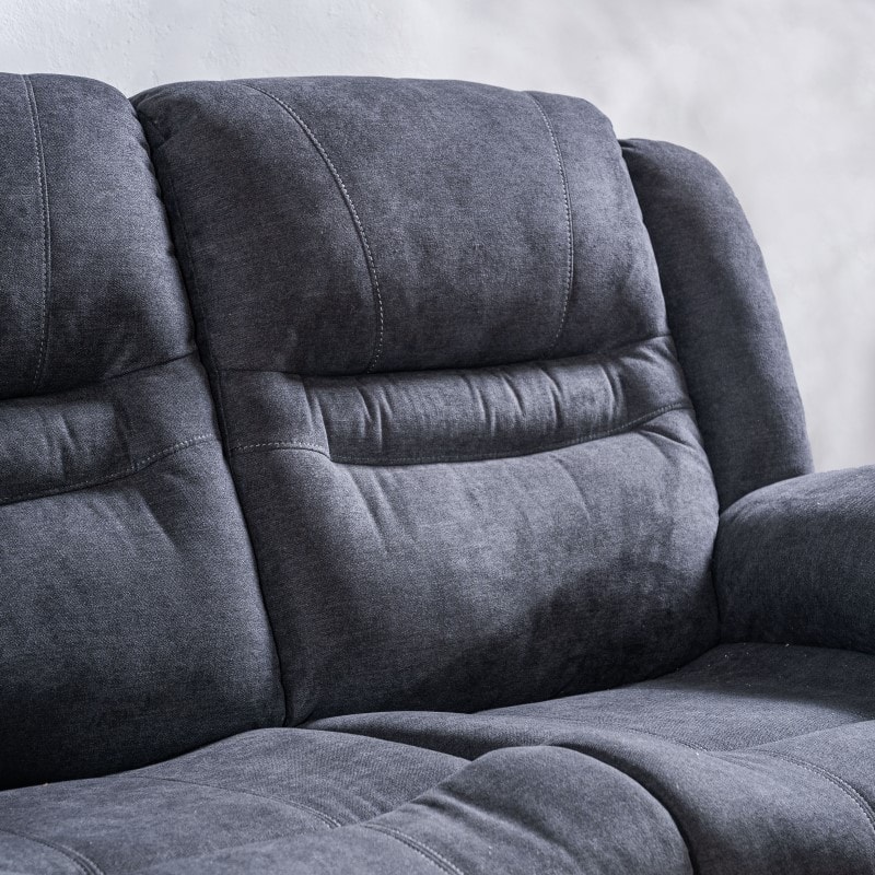 Sillón reclinable Renno 2 cuerpos Gris