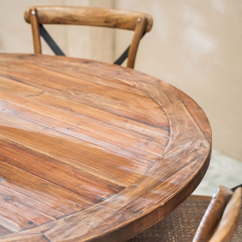 Mesa de comedor Derwent Redonda 140cm