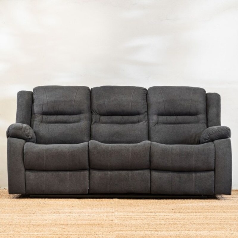 Sillón reclinable Renno 3 cuerpos Gris