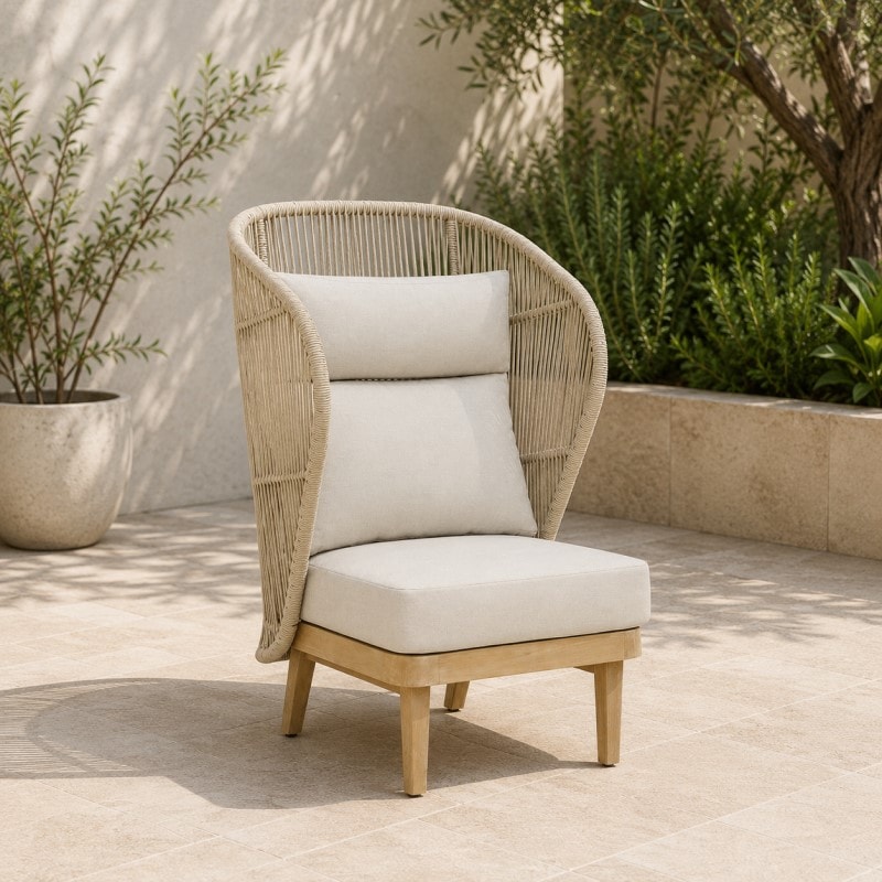 Mali Sillón Individual de Respaldo alto