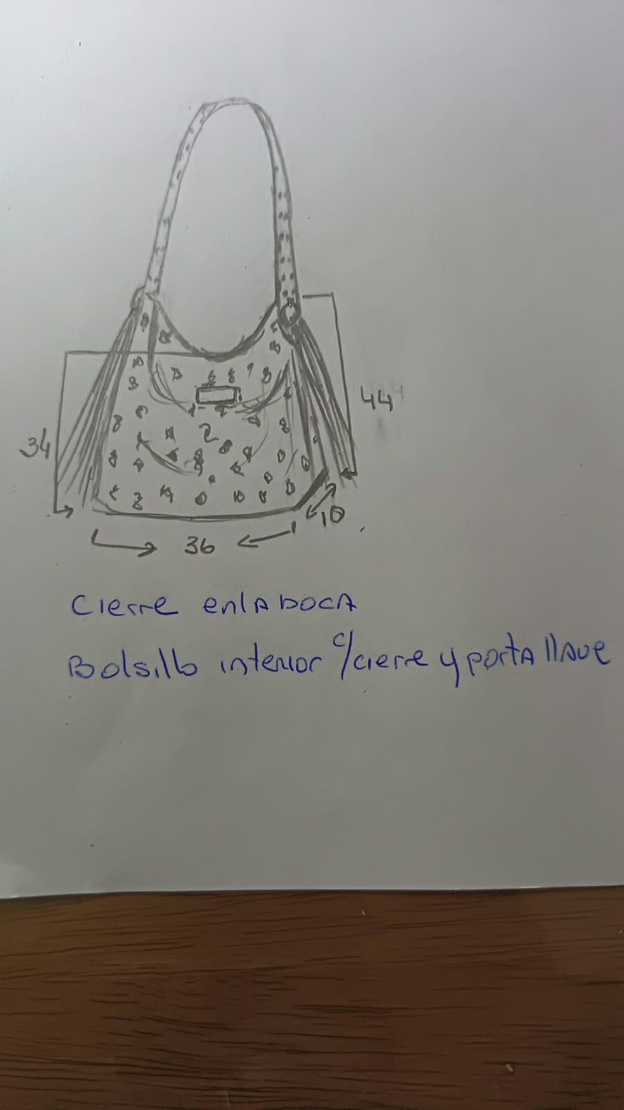 Cartera Rock leather bag