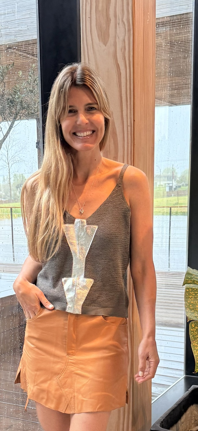 Musculosa Arrow top