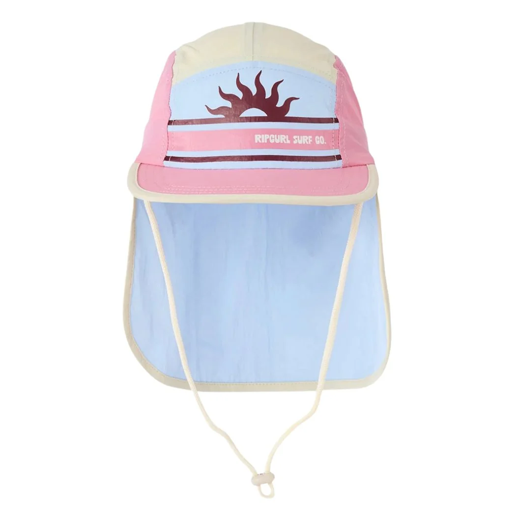 Gorro de agua Rip Curl Island Days UPF Beach Girl – Natural/Pink