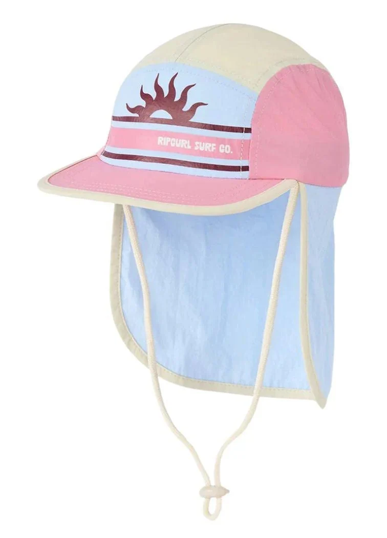 Gorro de agua Rip Curl Island Days UPF Beach Girl – Natural/Pink