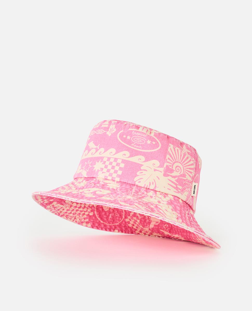Sombrero Rip Curl Mixed Twill Bucket Girl – Pink