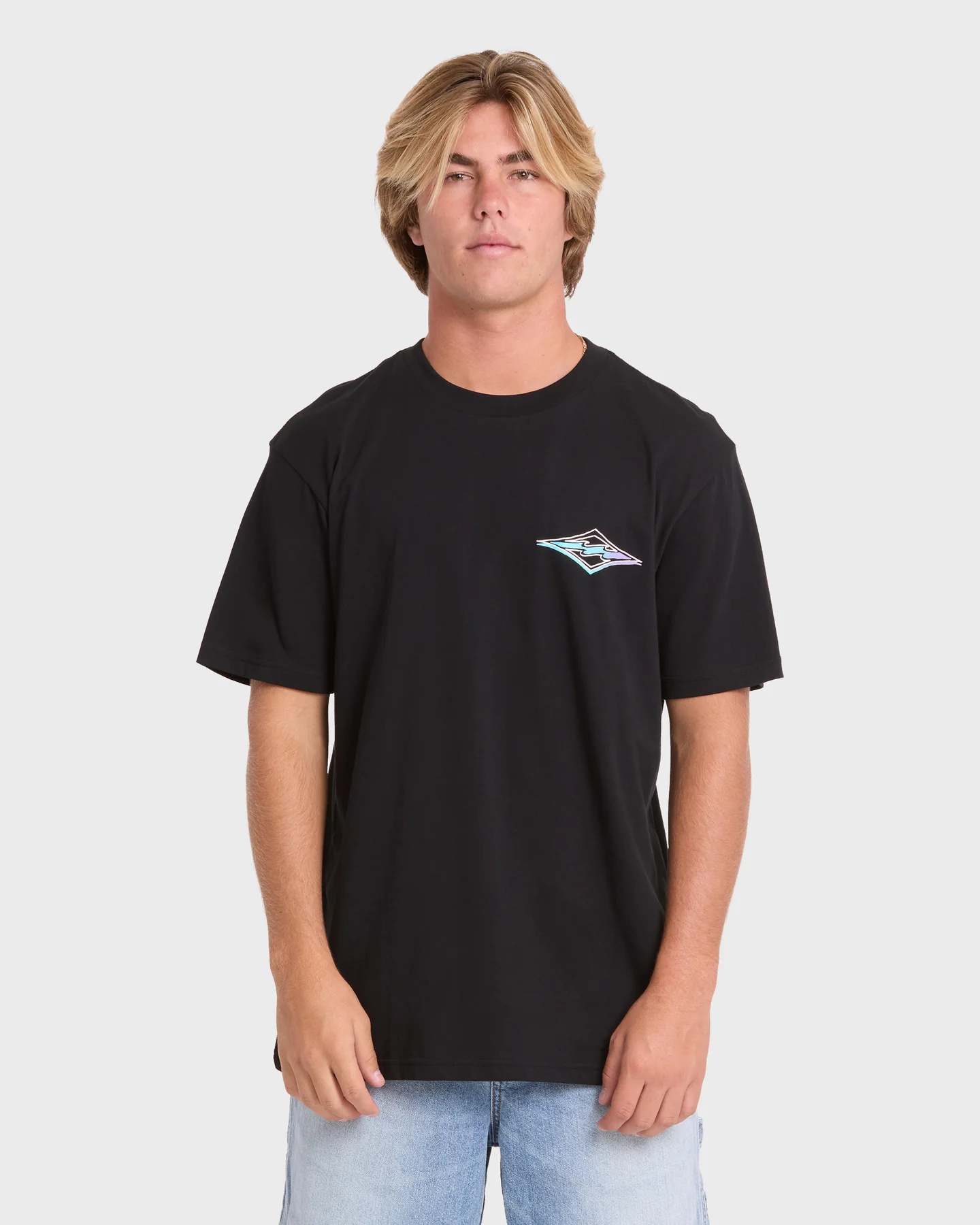 Remera Billabong Crayon Wave Premium ss – Negro