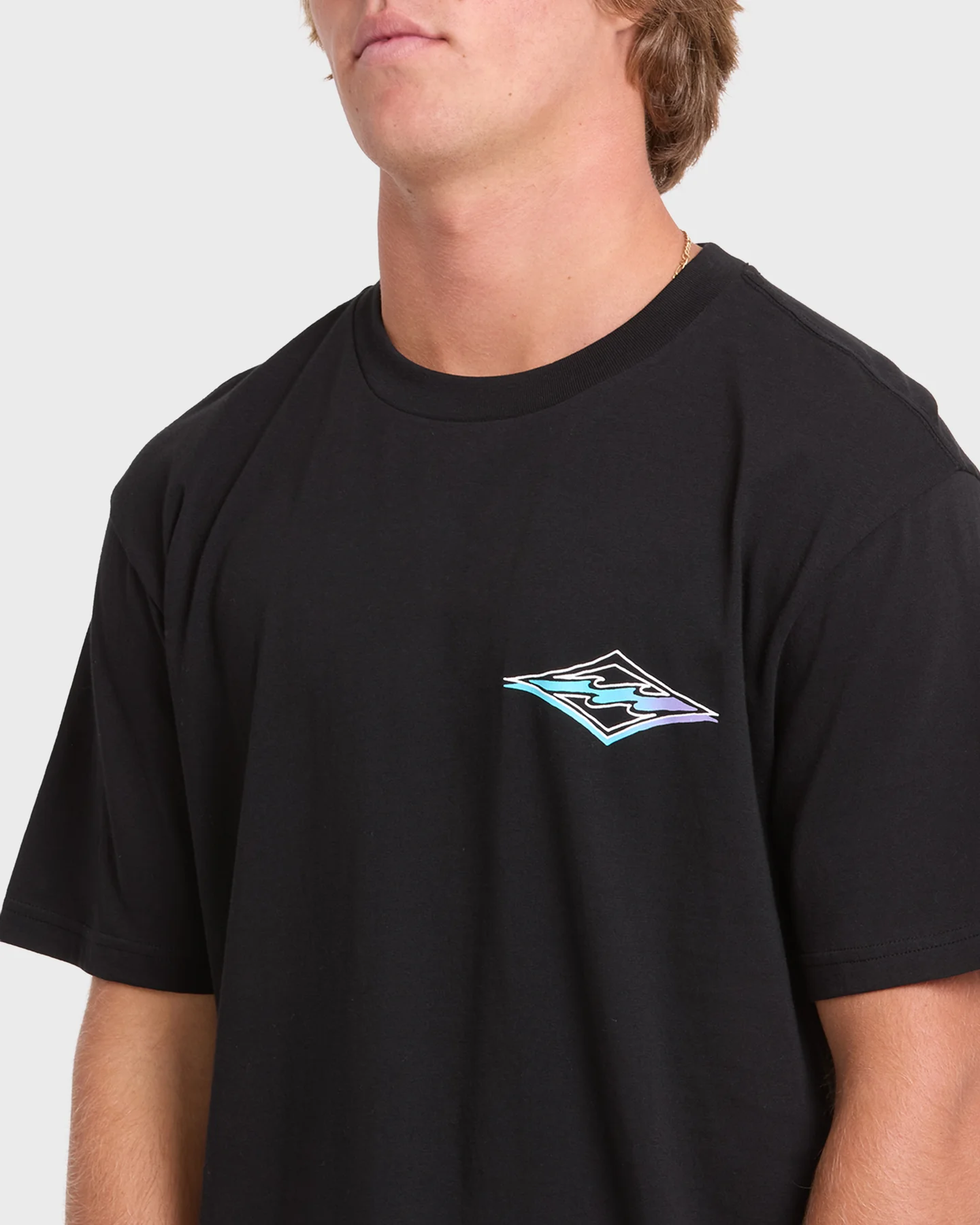 Remera Billabong Crayon Wave Premium ss – Negro
