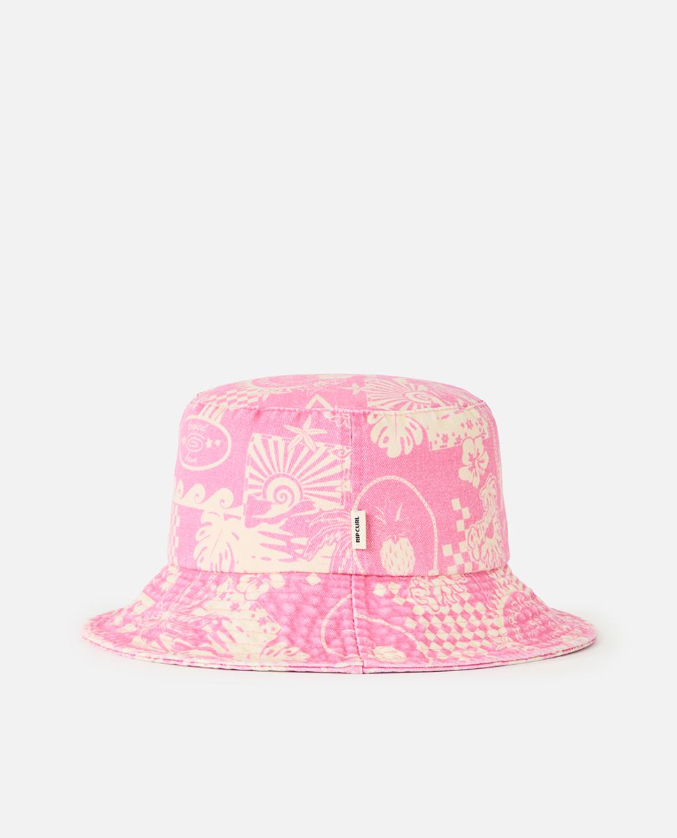 Sombrero Rip Curl Mixed Twill Bucket Girl – Pink