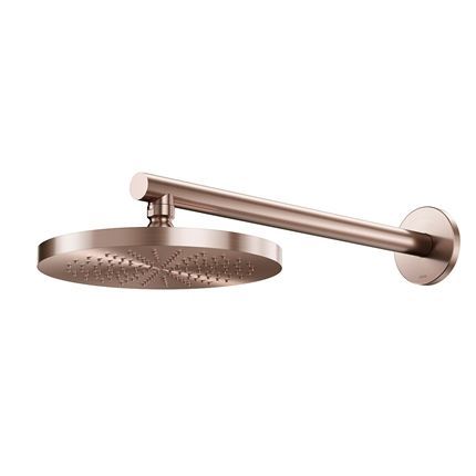 DOCOL MIX&MATCH ROCIADOR 200 MM BRAZO PARED COBRE CEPILLADO